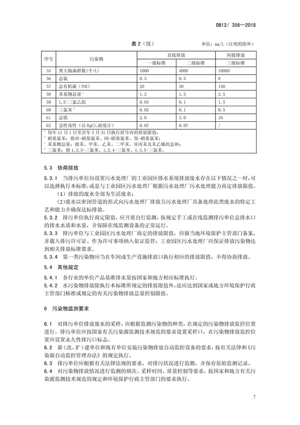 DB12 356-2018污水綜合排放標(biāo)準(zhǔn)(圖11)