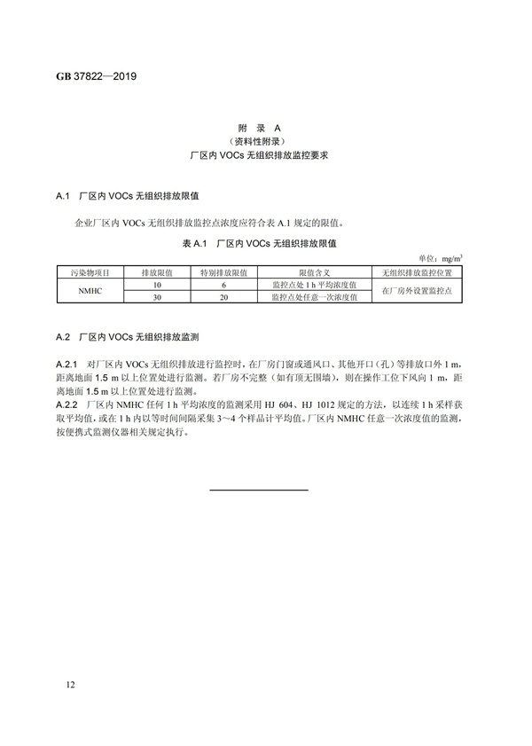 GB37822-2019《揮發(fā)性有機(jī)物無組織排放控制標(biāo)準(zhǔn)》(圖15)